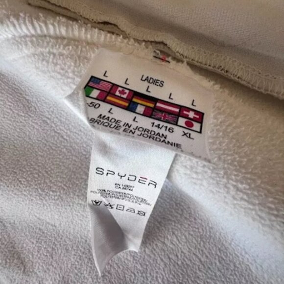 Spyder Jacket Womens Large Long Sleeve Full Zip Lightweight Outdoors Core - Picture 9 of 14